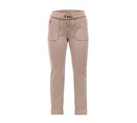 Sweathose SURI FREY "Sweathose SFY Freyday", Damen, Gr. M, EURO, beige (beige 400), Obermaterial: 60% Polyester PES. 40% Baumwolle CO., Hosen Sweathose (73859663-M) beige 400