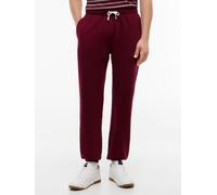 Sweathose TOMMY HILFIGER "ESSENTIAL FLEECE", Herren, Gr. M, N-Gr, rot (burgundy), Sweatware, Obermaterial: 60% Baumwolle, 40% Polyester, lang, Hosen Sweathose, elastischer Bund, nornale Passform (1023