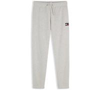 Sweathose TOMMY HILFIGER "FLAG HERITAGE SWEATPANT", Mädchen, Gr. 92, N-Gr, erdgrau, Sweatware, Obermaterial: 100% Baumwolle, unifarben, regular fit lang, Hosen Sweathose, elastischer Bund mit Kordelzu