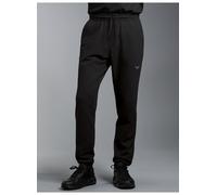 Sweathose TRIGEMA "TRIGEMA Jogginghose aus Biobaumwolle", Herren, Gr. L, US-Größen, schwarz, 75% Baumwolle (Biobaumwolle kbA), 25% Baumwolle (recycelt), Basic, Hosen Sweathose (92923530-L) schwarz