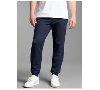 Sweathose TRIGEMA "TRIGEMA Jogginghose", Herren, Gr. 3XL, Normalgrößen, blau (navy), Sweatware, 70% Baumwolle, 30% Polyester, Hosen Sweathose (442732-XXXL) navy