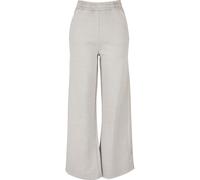 Sweathose URBAN CLASSICS "Urban Classics Damen Ladies Heavy Terry Garment Dye Slit Pants", Damen, Gr. 5XL, US-Größen, beige (warmgrau), 100% Baumwolle, loose fit, Hosen Sweathose (23055037-5XL) warmgr