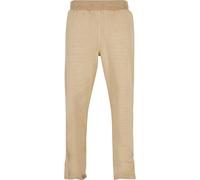 Sweathose URBAN CLASSICS "Urban Classics Herren Heavy Terry Garment Dye Slit Sweatpants", Herren, Gr. L, US-Größen, unionbeige, 100% Baumwolle, unifarben, normal, Hosen Sweathose (29990700-L) unionbei