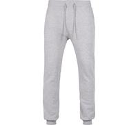 Sweathose URBAN CLASSICS "Urban Classics Herren Organic Basic Sweatpants", Herren, Gr. S, US-Größen, grau, 100% Baumwolle, unifarben, normal, Hosen Sweathose (12521659-S) grau