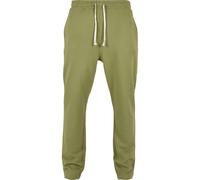 Sweathose URBAN CLASSICS "Urban Classics Herren Organic Low Crotch Sweatpants", Herren, Gr. S, US-Größen, newolive, 100% Baumwolle, unifarben, loose fit, Hosen Sweathose (87509627-S) newolive