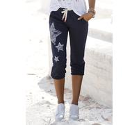 Venice Beach Sweathose 42, N-Gr blau Damen 7/8 Hosen Knöchelhose 42, N-Gr marine