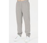Sweathose VIRTUS "Kayce", Herren, Gr. L, US-Größen, hellgrau, meliert, 45% Polyester, 35% Baumwolle, 20% Polyester, unifarben, lang, Hosen Sweathose, mit elastischem Bund (42588511-L) hellgrau, melier
