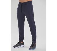 Sweathose VIRTUS "Streat", Herren, Gr. M, US-Größen, blau (dunkelblau), 66% Viskose, 30% Polyester, 4% Elasthan, unifarben, lang, Hosen Sweathose, mit Baumwoll-Touch (67993512-M) dunkelblau