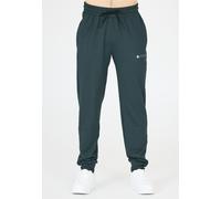 Sweathose VIRTUS "Streat", Gr. M, US-Größen, grün (dunkelgrün), 66% Viskose, 30% Polyester, 4% Elasthan, unifarben, lang, Hosen Sweathose, mit Baumwoll-Touch (85929961-M) dunkelgrün