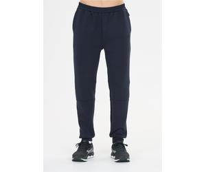 Sweathose VIRTUS "Taro V2", Herren, Gr. S, US-Größen, dunkelblau, denim, 78% Polyester, 17% Viskose, 5% Elasthan, unifarben, lang, Hosen Sweathose, mit praktischen Seitentaschen (25306019-S) dunkelbla