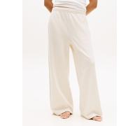Sweathose "WIDE LEG PANTS", Damen, Gr. L (40), N-Gr, beige heather, Sweatware, Obermaterial: 82% Baumwolle, 18% Polyester, TOMMY HILFIGER UNDERWEAR, meliert, weit lang, Hosen Sweathose, Straight fit m