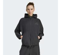 Sweatjacke ADIDAS SPORTSWEAR "ADIDAS Z.N.E. WOVEN ORIGINALS", Damen, Gr. L, schwarz, Obermaterial: 85% Polyamid, 15% Elasthan, angesetztes Bündchen, Sweatjacken Sweatjacke (75098446-L) schwarz