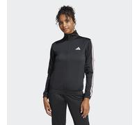 Sweatjacke ADIDAS SPORTSWEAR "DAYREADY", Damen, Gr. S, schwarz (schwarz, clear pink), Obermaterial: 100% Polyester, angesetztes Bündchen, Sweatjacken Sweatjacke (14020824-S) schwarz, clear pink