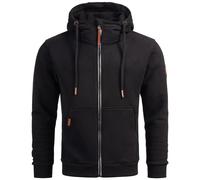 ALESSANDRO SALVARINI Herren Sweatjacke (S-3XL) mit Kapuze - Leicht, Atmungsaktiv, Kapuzenpullover mit Reißverschluss Männer - AS-292