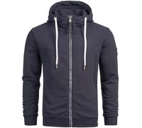 Sweatjacke ALESSANDRO SALVARINI "ASGilio", Herren, Gr. M (50), blau (navy), Obermaterial: 65% Baumwolle, 35% Polyester, Sweatjacken Sweatjacke, aus hochwertigem, warmem Material (93322413-M) navy