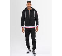 Alessandro Salvarini Sweatjacke Herren schwarz, M