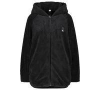 Sweatjacke ALIFE & KICKIN "Damen DominiqueAK T Übergangsjacke, Jacke", Damen, Gr. L, schwarz (moonless), 100% Polyester, Sweatjacken Sweatjacke, leichte Kuschel-Jacke mit Stehkragen und Rei§verschluss