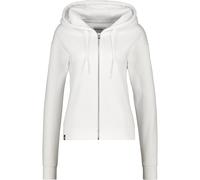 Sweatjacke ALIFE & KICKIN "Damen RanaAK A", Damen, Gr. XXL, weiß (brilliant weiß), 80% Baumwolle, 20% Polyester, Sweatjacken Sweatjacke, Hoodie mit Reißverschluss und Kapuze, Kapuzensweatjacke (293973