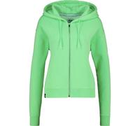 Sweatjacke ALIFE & KICKIN "Damen RanaAK A Kapuzensweatjacke, Jacke", Damen, Gr. XS, grün (grün apple), 80% Baumwolle, 20% Polyester, Sweatjacken Sweatjacke, Hoodie mit Reißverschluss und Kapuze, Kapuz
