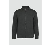 Sweatjacke aus Jacquard in Strick-Optik 5XL grau 2162195.9823.5XL