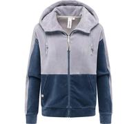 Sweatjacke aus kuscheligem Kord "Colbien Cordy" Indigo Blue M