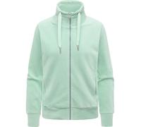 Sweatjacke aus weichem Kord in Samt-Haptik "Ronette Cordy" Mint XS