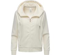 Sweatjacke aus weichem Kord mit Samt-Haptik "Corduly Cordy" Ivory XL