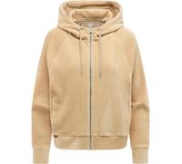 Sweatjacke aus weichem Kord mit Samt-Haptik "Corduly Cordy" Sand26 XL