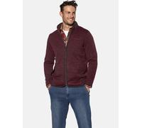 Sweatjacke BABISTA "Fleecejacke DANARIO", Herren, Gr. 3XL, rot (dunkelrot), Obermaterial: 100% Polyester COOLMAX PES(Coolmax)., Sweatjacken Sweatjacke (94103944-XXXL) dunkelrot