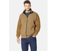 Sweatjacke BABISTA "Sweatjacke TOMESTELLI", Herren, Gr. L, gelb (dunkelgelb), Obermaterial: 60% Baumwolle CO. 37% Polyester COOLMAX PES(Coolmax). 3% Elasthan EL., normal, ohne Ausschnitt, Sweatjacken