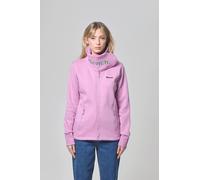 Sweatjacke BENCH. "HAYLO", Damen, Gr. 38, lila (violet), Sweatware, Obermaterial: 70% Baumwolle, 30% Polyester, unifarben, figurbetont, Sweatjacken Sweatjacke (72740269-38) violet