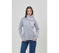 Sweatjacke BENCH. "HAYLO", Damen, Gr. 42, grau (grau marl), Sweatware, Obermaterial: 70% Baumwolle, 30% Polyester, unifarben, figurbetont, Sweatjacken Sweatjacke (40161638-42) grau marl