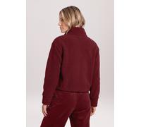 Sweatjacke BETTY & CO "Damen mit Reißverschluss", Damen, Gr. 40, rot (fall burgundy), Obermaterial: 100% Polyester, lässig geschnitten normal, Sweatjacken Sweatjacke (16634264-40) fall burgundy
