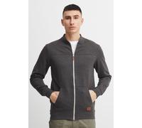 Blend BHArco Herren Sweatjacke Collegejacke Cardigan mit kurzem Stehkragen Reißverschluss Kängurutasche Baumwollmischung Regular fit, Größe:XL, Farbe:Charcoal (70818)