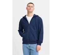 Sweatjacke BLEND "BHBrody", Herren, Gr. M, marineblaus, Sweatware, 60% Baumwolle, 40% Polyester, unifarben, Basic, regular fit normal, eingesetzt, Sweatjacken Sweatjacke, Gemütliche Sweatjacke mit Kap