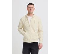 Sweatjacke BLEND "BHBrody", Herren, Gr. XL, bleached sand, Sweatware, 60% Baumwolle, 40% Polyester, unifarben, Basic, regular fit normal, eingesetzt, Sweatjacken Sweatjacke, Gemütliche Sweatjacke mit