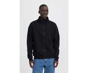 Sweatjacke BLEND "BHJUSTE STAND SWEATSHIRT", Herren, Gr. XXL, schwarz (schwarz beauty), Sweatware, Obermaterial: 60% Baumwolle, 40% Polyester, unifarben, regular fit normal, Rundhals, Rippbündchen, Sw