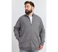 Sweatjacke BLEND "BHLenner Big & Tall", Herren, Gr. 3XL, pewter mix, Sweatware, 60% Baumwolle, 40% Polyester, unifarben, regular fit normal, ohne Ausschnitt, eingesetzt, Sweatjacken Sweatjacke, Stilvo