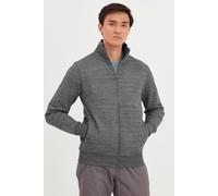 Blend BHLenner Herren Sweatjacke Cardigan Jacke mit Stehkragen und Reißverschluss, Größe:S, Farbe:Dark Navy (194013)