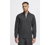 Sweatjacke BLEND "BHMBHANDRE", Herren, Gr. M, charcoal mix, Sweatware, 60% Baumwolle, 40% Polyester, unifarben, Basic, normal normal, hoch geschlossener Ausschnitt, Rippbündchen, Sweatjacken, Klassisc
