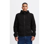 Sweatjacke BLEND "BHSweatshirt", Herren, Gr. XL, schwarz, Sweatware, 100% Polyester, unifarben, regular fit normal, ohne Ausschnitt, eingesetzt, Sweatjacken Sweatjacke, Gemütliche Sweatjacke mit Kapuz