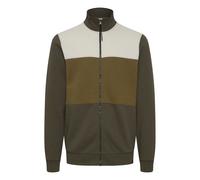 Sweatjacke BLEND "BHBlock", Herren, Gr. S, forest night, Sweatware, 60% Baumwolle, 40% Polyester, regular fit normal, Rundhals, eingesetzt Rippbündchen, Sweatjacken, Stilvolle Sweat Zip-Jacke (4602782
