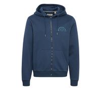 Sweatjacke BLEND "Sweatjacke BHSweatshirt", Herren, Gr. M, blau (marineblaus), Obermaterial: 55% Polyester PES. 45% Baumwolle CO., Sweatjacken Sweatjacke (52743462-M) marineblaus