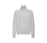 Sweatjacke BLEND "Trainingsjacke BHBrise", Herren, Gr. 3XL, grau (stone mix), Obermaterial: 60% Baumwolle CO. 40% Polyester PES., Sweatjacken Sweatjacke (42672869-XXXL) stone mix