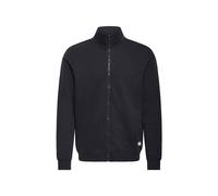 Sweatjacke BLEND "BHMBrise", Herren, Gr. M, schwarz, Sweatware, 60% Baumwolle, 40% Polyester, unifarben, normal normal, hoch geschlossener Ausschnitt, elastischer Bund, Sweatjacken Sweatjacke, Basic S