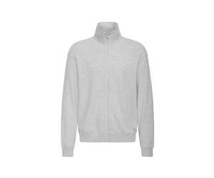 Sweatjacke BLEND "Trainingsjacke BHBrise", Herren, Gr. XL, grau (stone mix), Obermaterial: 60% Baumwolle CO. 40% Polyester PES., Sweatjacken Sweatjacke (42672869-XL) stone mix