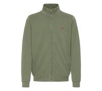 Sweatjacke BLEND "BHLapox", Herren, Gr. S, deep depths, Sweatware, 100% Baumwolle, unifarben, normal normal, hoch geschlossener Ausschnitt, elastischer Bund, Sweatjacken Sweatjacke, Basic Sweatjacke m