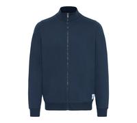 Sweatjacke BLEND "Trainingsjacke BHMBHANDRE", Herren, Gr. XXL, blau (marineblaus), Obermaterial: 60% Baumwolle CO. 40% Polyester PES., Sweatjacken Sweatjacke (54589108-XXL) marineblaus