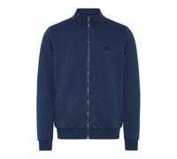 Sweatjacke BLEND "Trainingsjacke BHTomi", Herren, Gr. S, blau (marineblaus), Obermaterial: 80% Polyester PES. 20% Baumwolle CO., Sweatjacken Sweatjacke (16085964-S) marineblaus