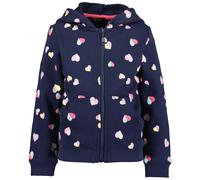 Sweatjacke BLUE SEVEN "Blue Seven Mädchen Sweatjacke langarm", Mädchen, Gr. 128, 5640, ultramarin, 80% Baumwolle, 20% Polyester, normal normal, Rundhals, normaler Saum, Sweatjacken Sweatjacke (6243831